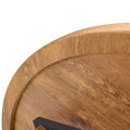 Round Dining Table For 4 6, 42 Inch Modern Kitchen Table Small Dinner Table Mdf Kitchen Dinning Table For Cafe Restaurant Wine Bar Home Office Conference Brown Farmhouse,Mid Century Modern,Modern Round Mdf