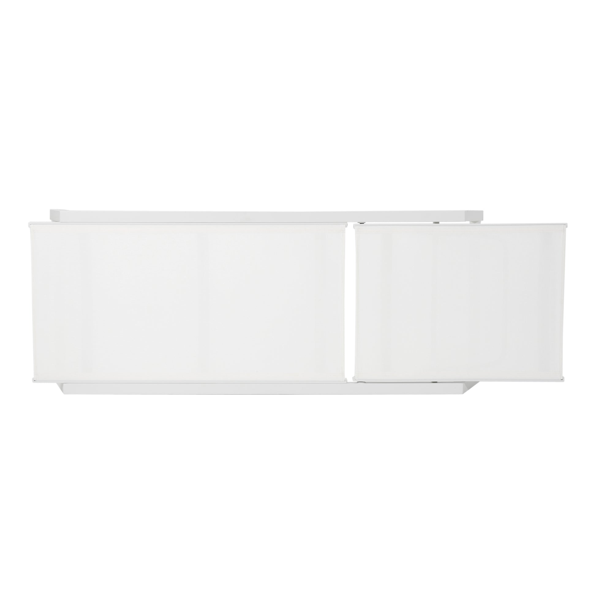 Myers Chaise Lounge Mp2 White Metal Mesh