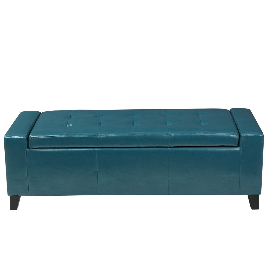 Guernsey Ottoman Teal Pu