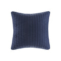 Cotton Quilted Euro Sham Navy Euro Sham Navy Cotton
