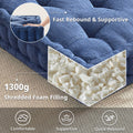 Poly Chenille Square Floor Pillow Cushion 24X24