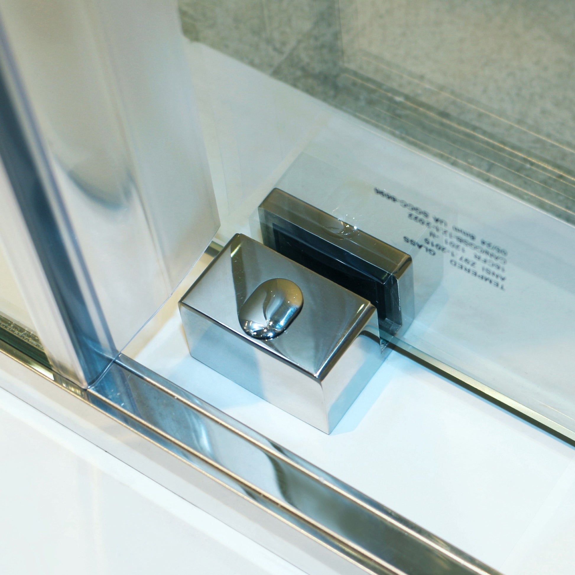 56 60"W X 75"H Semi Frame Single Sliding Shower Door, 304 Stainless Steel In Chrome, 5 16 Inches 8Mm Thick Sgcc Tempered Clear Glass. Chrome Bathroom Classic,Luxury,Modern Glass Stainless Steel