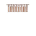 Lightweight Faux Silk Valance With Beads Blush 50X26