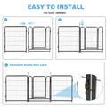 16 Panels Dog Playpen For Outdoor,Yard,Camping,31.6