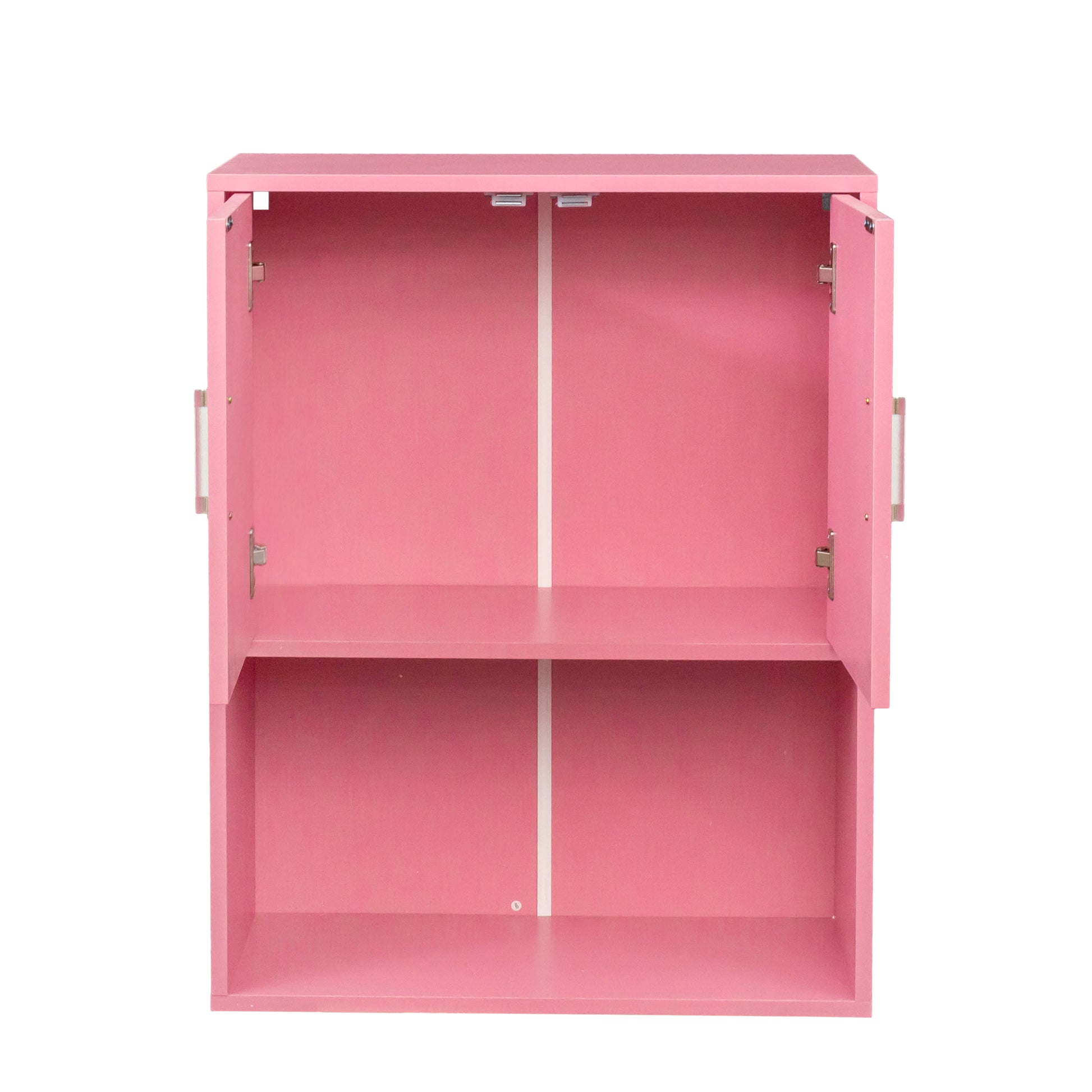 Wall Mounted Barber Shampoo Station Storage Cabinet Salon Beauty Spa Equipment For Barber Salon Shop Pink Particle Board Mdf