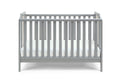 Brees Island 3 In 1 Convertible Crib Gray Graystone Grey Wood