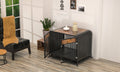 Heavy Duty Dog Crate Furniture Wooden Table Pet Dog Cage Kennel House Indoor Side End Table Decor With Removable Trays And Lockable Wheels For Small Dogs 33