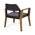 Soho Club Chair Mp2 Set Of 2 Teak Wood Metal Waterproof Fabric