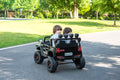 Black,24V 2 Seater Ride On Truck Car, 4Wd Motors, With 2.4G Remote Control,Metal Suspension,Soft Start,Music, Led Light,Outdoor Off Road Electric Car,Toys Gifts Black 100 149 Lbs Iron Plastic Iron