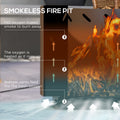 Outsunny Smokeless Fire Pit, 19