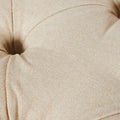 Harrison Tufted Roll Arm Chaise Lounge, Beige Chenille Beige Foam Chenille