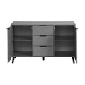 Sideboard Buffet Cabinet With Storage, Wood Coffee Bar Cabinet, 47.2