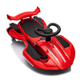 12V Kids Ride On Electric Toy,360 Degree Drift In Place,Spray Function,Front&Side Lights Design,Usb Mp3,Bluetooth,Music, 3.73 4.35 Mph,Easy Installation,Ultimate Cool Operation For Kids Aged 3 . Red 100 149 Lbs Polypropylene