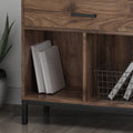 Cube Unit Bookcase Walnut Mdf