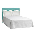 Riley 4 In 1 Convertible Crib Turquoise Turquoise Wood