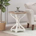 Accent Table Natural White Mdf