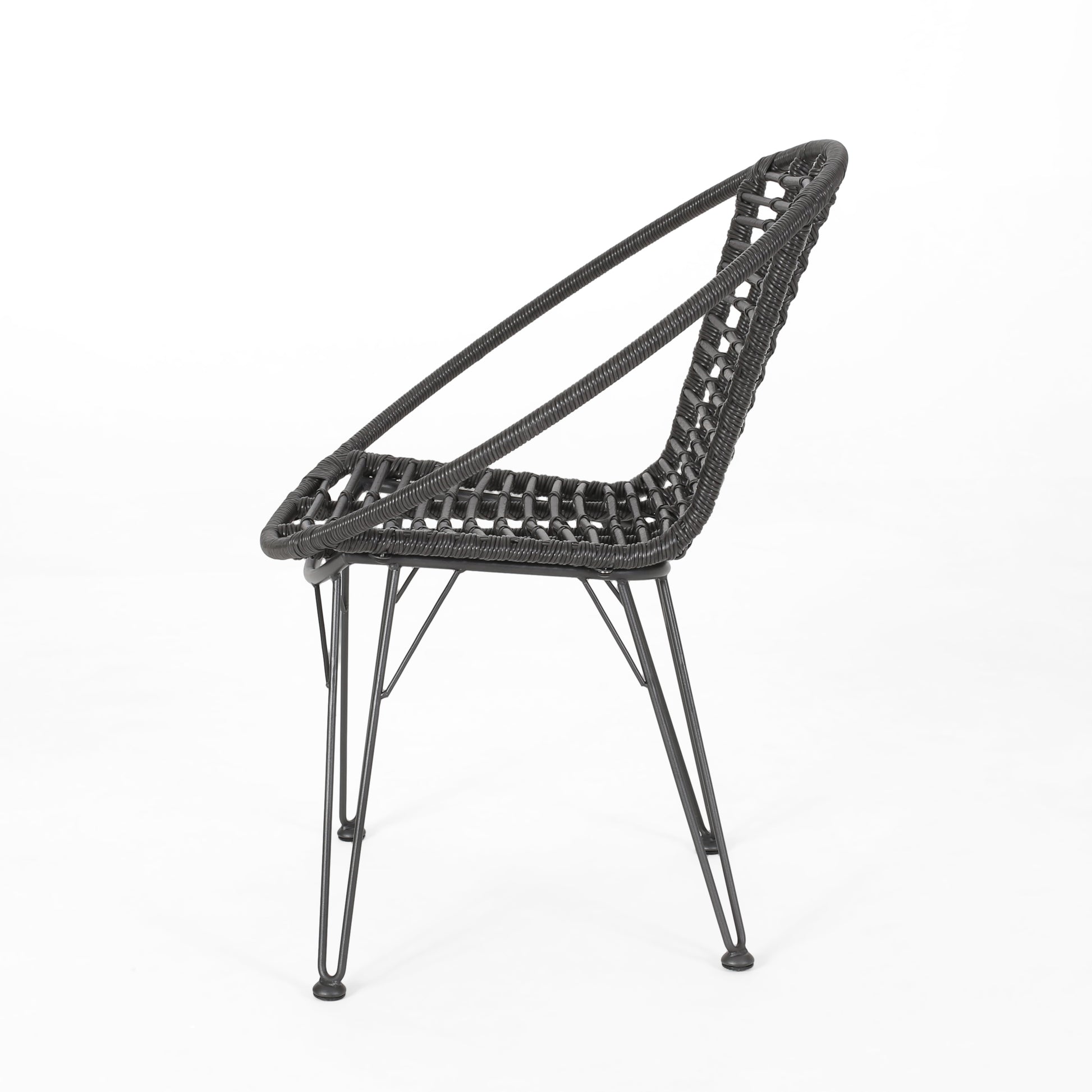 Highland Chair Set Of 2 Grey Rattan