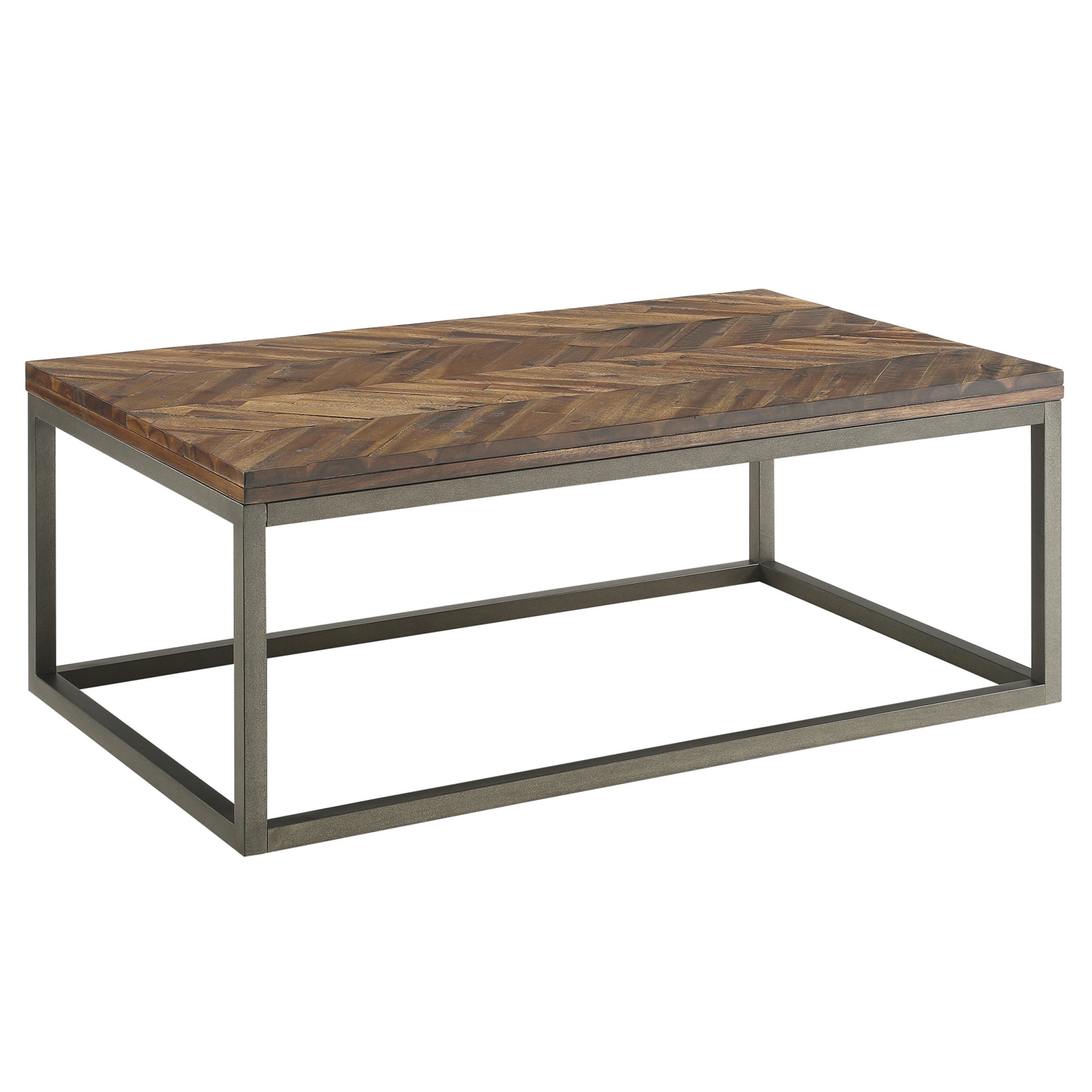Lorenza 3 Piece Table Set Brown Brown Iron