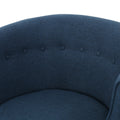 Club Chair Navy Blue Fabric