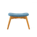 Contour Chair Set Blue Fabric