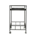 Bar Cart Black Iron