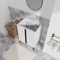 Soft Close Doors Bathroom Vanity,24 Inch For Small Bathroom Only Vanity ,No Sink White 2 Bathroom Freestanding Modern Plywood