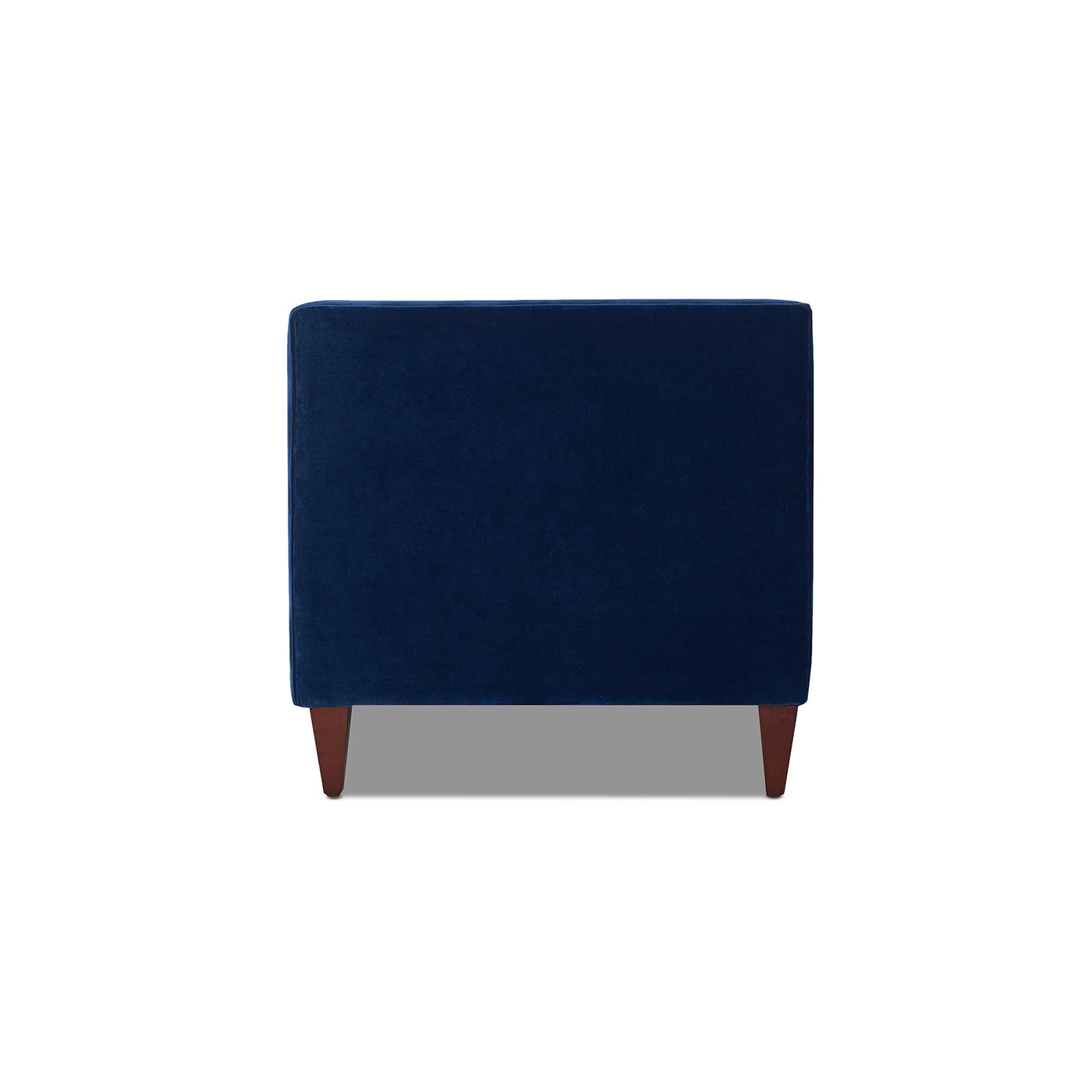 Jack 84" Modern Tuxedo Tufted Sofa, Navy Blue Velvet Navy Blue Foam Velvet 3 Seat