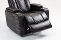 Lounge Chair Lift Chair Relax Sofa Chair Sitting Room Furniture Sitting Room Power Supply Elderly Electric Lounge Chair Brown Pu