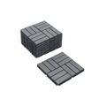 30 Pcs Interlocking Deck Tiles Checker Pattern, 12