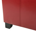 Mansfield Ottoman Red Pu