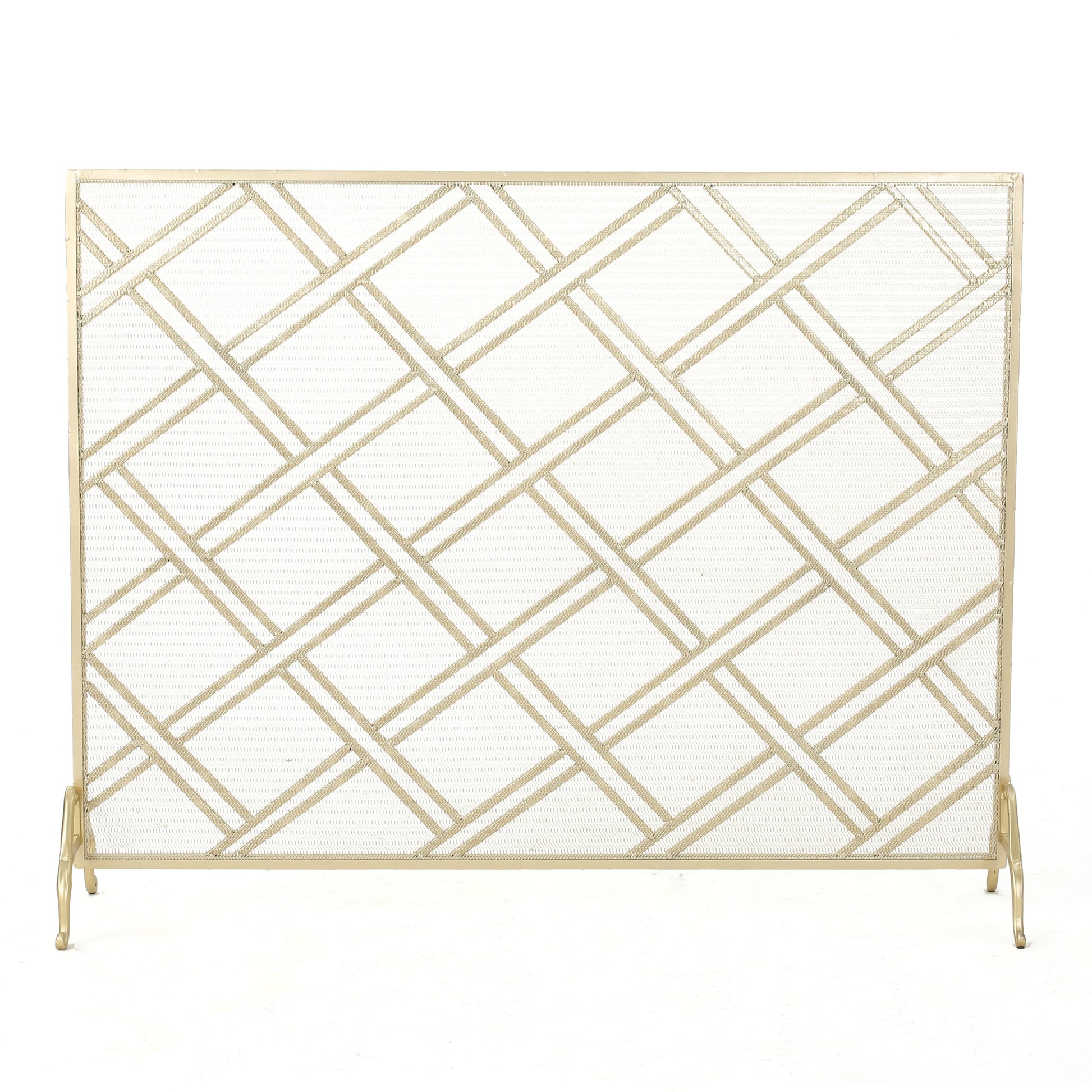 Fire Screens Gold Iron