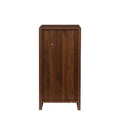 Brown Walnut Color Modular Wine Bar Cabinet Buffet Cabinet With Hutch For Dining Room Walnut Particle Board Mdf