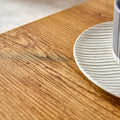 Compact Mdf Coffee Table: 11.8X11.8X19.6 Inches, Stylish Texture Design Wood Mdf