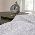 Reversible Bedspread Set White Full White Cotton