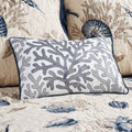 6 Piece Reversible Printed Microfiber Daybed Cover Set Blue Daybed Blue Microfiber