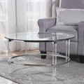 Round Coffee Table Clear Glass