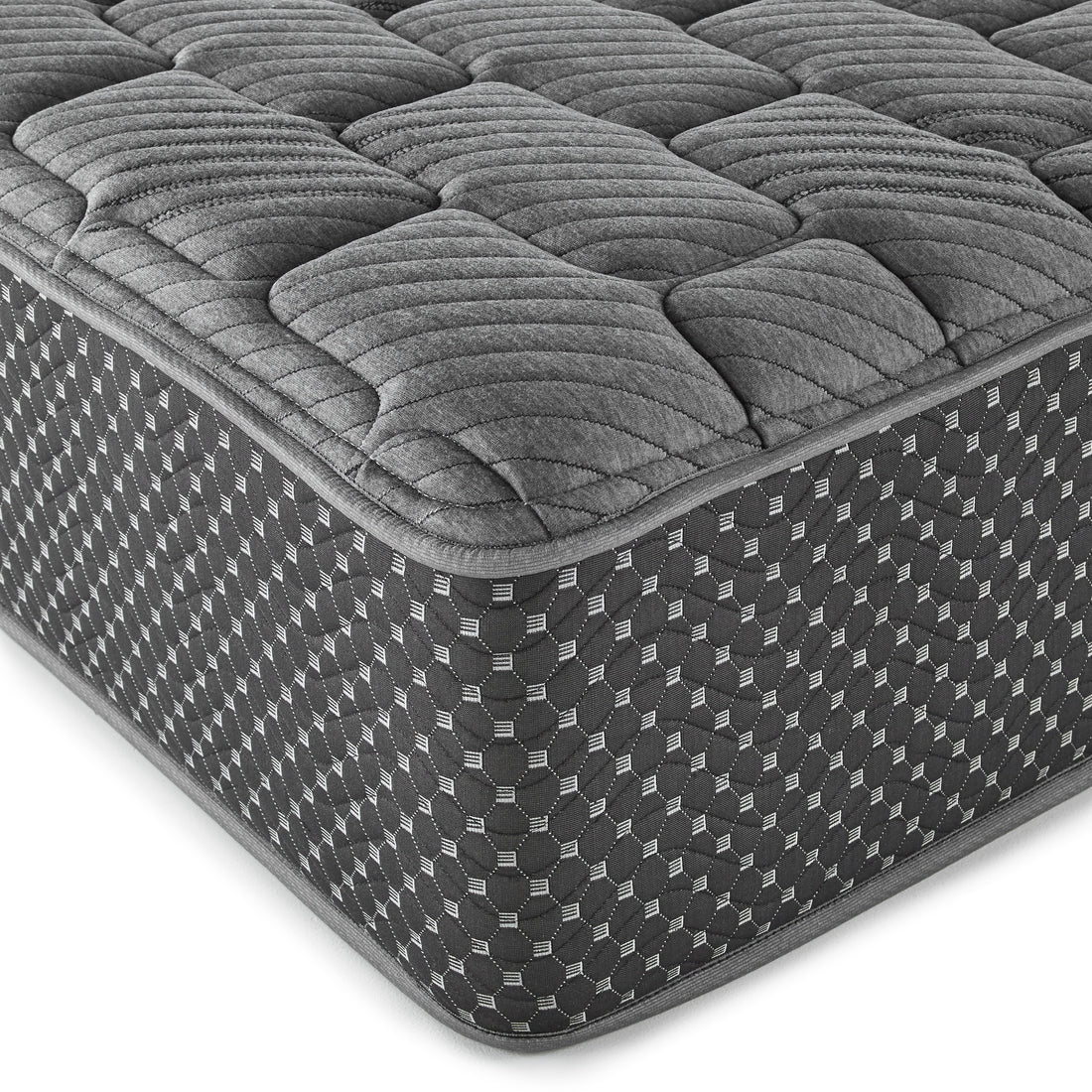 13" Quilted Hybrid Full Mattress, Firm Gray Foam Spring Full