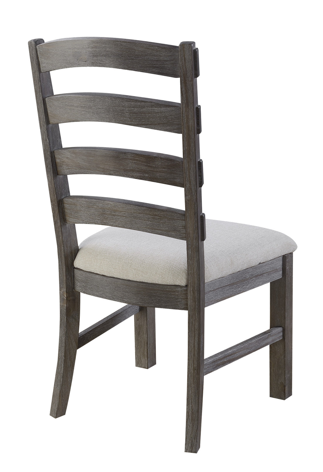 Rusti Brown Upholstered Dining Chairs, Set Of 2 Brown Solid Wood