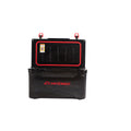 30Qt Color Black Red Buckle Black Red Polyethylene