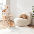 Cat Climbing Frame Cream White Altay Velvet