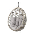 Hanging Basket Grey No Stand Basket Only Grey Polyethylene