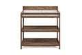 Shailee Changing Table Brown Brown Stone Brown Wood