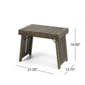 Kyoto Side Table Grey Wood