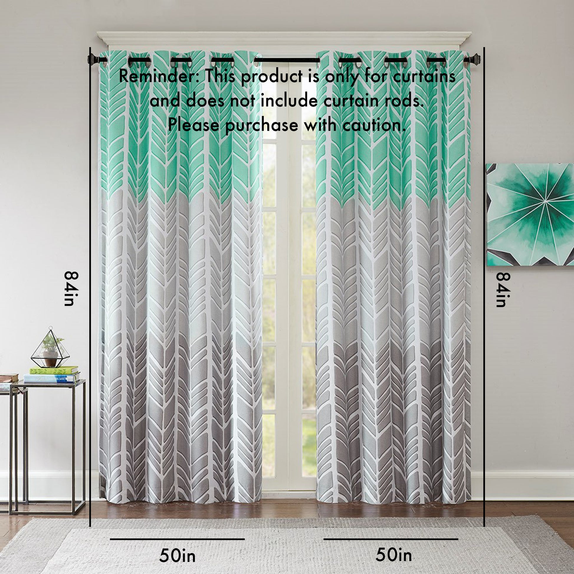 Printed Total Blackout Curtain Panel Only 1 Pc Panel Multicolor Polyester