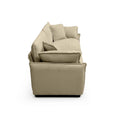 Warm And Cozy Living Room Sofa With 4 Pillows Upholstered Large Deep Seat 2 Seater Sofa For Living Room,Tan Corduroy Tan Corduroy 2 Seat