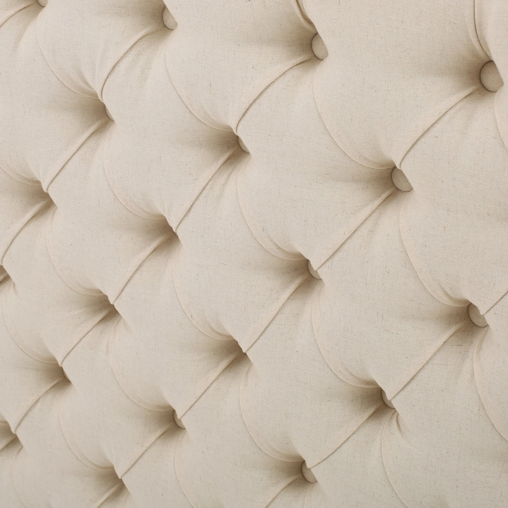 Bierman Headboard Queen Beige Fabric