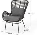 Montana Chair Grey Iron Plastic