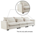 Corduroy Sofa Armrests For 2 Seater Sofa, 3 Seater Sofa And 4 Seater Sofa, Beige Corduroy Beige Corduroy 1 Seat