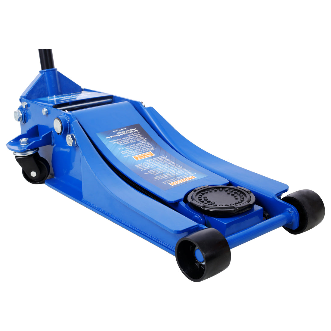 Low Profile Hydraulic Trolley Service Floor Jack, 4 Ton 8000 Lbs Capacity, Lifting Range 2.5" 20",Blue Blue Steel