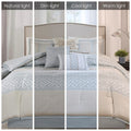 7 Piece Comforter Set Aqua King King Aqua Polyester